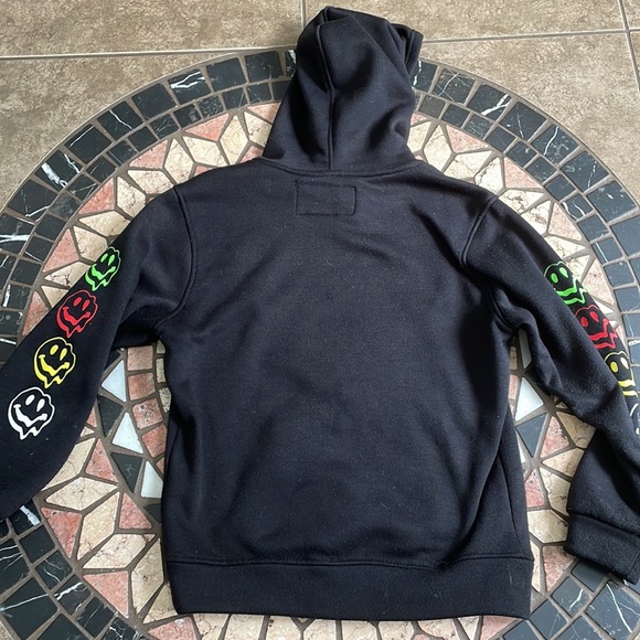 Brooklyn Cloth Black Good Vibes Hoodie: youth medium - Picture 3 of 4